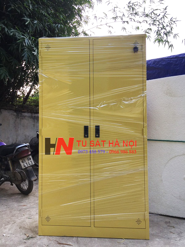 Cung ứng tủ sắt K2 màu vàng theo yêu cầu khách hàng tại Hòa Bình