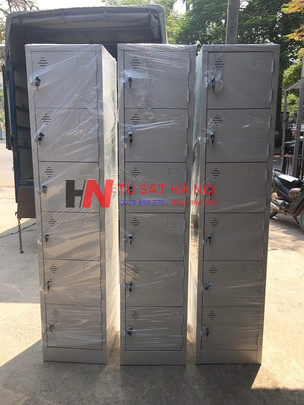 Tủ sắt locker 6 ngăn một cột vận chuyển đến Bắc Ninh