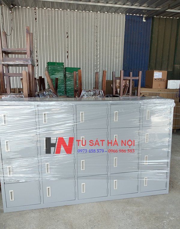 Tủ sắt Hà Nội cung ứng tủ sắt mầm non 20 ngăn tại Nghệ An