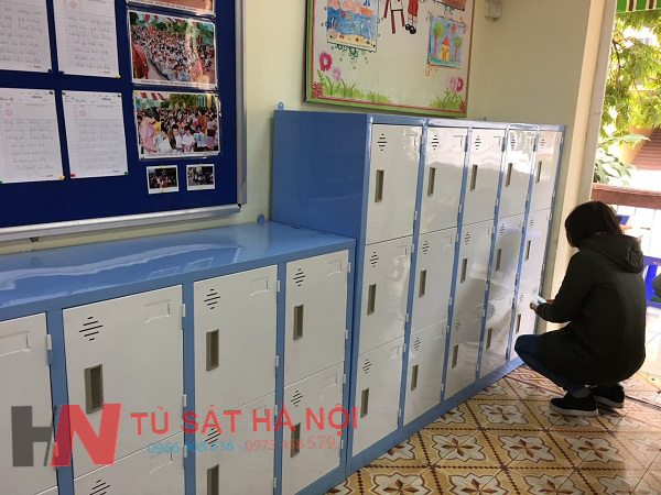 Tủ sắt mầm non tại trường mầm non Ngọc Hà, Ba Đình Hà Nội 6